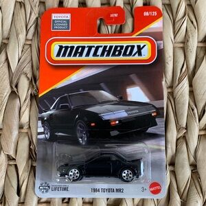 1984 Black Toyota MR2 1980s Car Matchbox Mattel MBX Diecast Toy 🆕 2025
